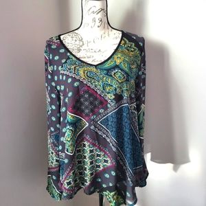 Gorgeous multi color blouse